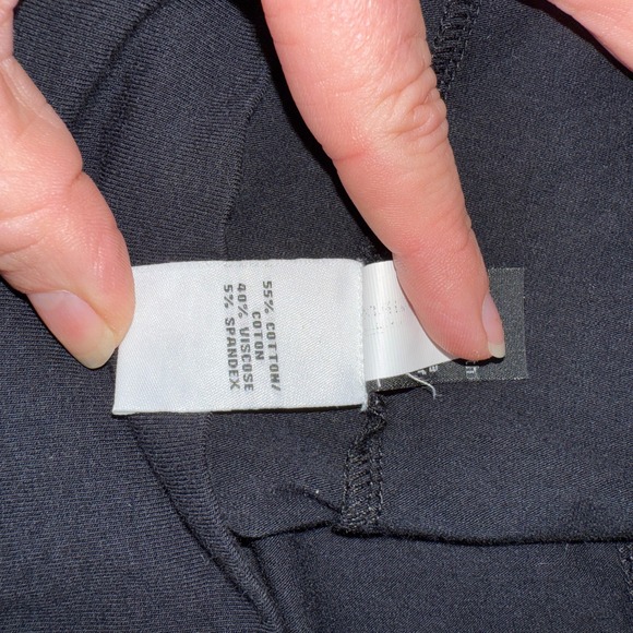 Diane von Furstenberg Black Sheath Midi Dress 3/4 Sleeve DVF Size S - Picture 7 of 7